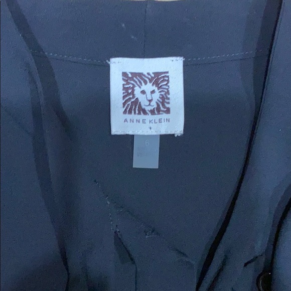 🆕 ANNE KLEIN SLEEVELESS BUTTON DOWN - Picture 3 of 5